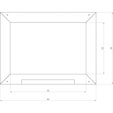 AXI Lavagna per Casetta da Gioco per Bambini Grigio 2x40x30 cm