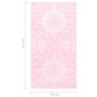 Tappeto da Esterni Rosa 80x150 cm in PP