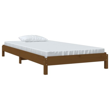 Letto Impilabile Miele 90x190 cm in Legno Massello di Pino