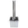 Fontana da Giardino Argento 60,2x37x122,1 cm in Acciaio Inox