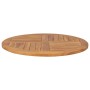 Piano Tavolo in Legno Massello di Teak Rotondo 2,5 cm 80 cm