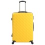 Set Trolley a Custodia Rigida 3 pz Giallo in ABS