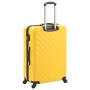 Set Trolley a Custodia Rigida 3 pz Giallo in ABS