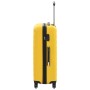 Set Trolley a Custodia Rigida 3 pz Giallo in ABS