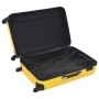 Set Trolley a Custodia Rigida 3 pz Giallo in ABS