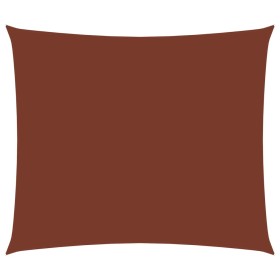 Parasole a Vela Oxford Rettangolare 3x4 m Terracotta