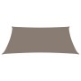 Parasole a Vela Oxford Rettangolare 3x4,5 m Grigio Talpa