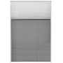 Zanzariera Plissettata in Alluminio 80x120 cm con Tendina