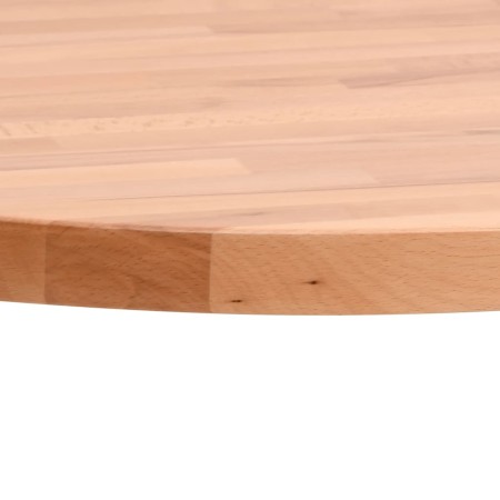 Piano per Tavolo Ø70x1,5 cm Rotondo in Legno Massello di Faggio