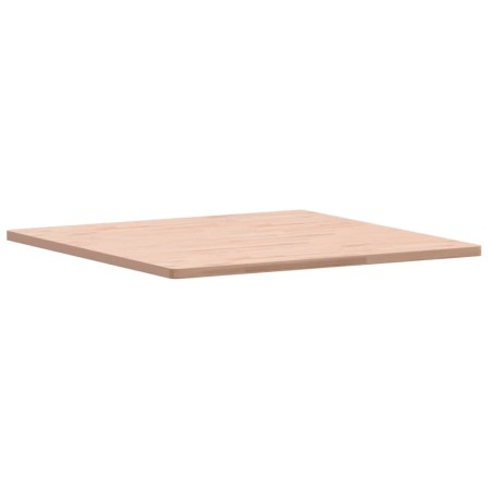 Piano per Tavolo 90x90x2,5 cm Quadrato Legno Massello di Faggio