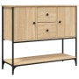 Credenza Rovere Sonoma 100x36x85 cm in Legno Multistrato