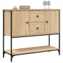 Credenza Rovere Sonoma 100x36x85 cm in Legno Multistrato