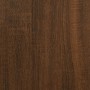 Tavolino Consolle Rovere Marrone 75x34,5x75cm Legno Multistrato