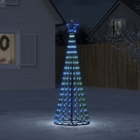 Illuminazione Albero di Natale a Cono 275LED Blu 180cm