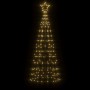 Illuminazione Albero Natale Picchetti 220LED Bianco Caldo 180cm