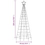 Illuminazione Albero Natale Picchetti 220LED Bianco Caldo 180cm