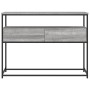 Tavolino Consolle Grigio Sonoma 100x40x75cm Legno Multistrato