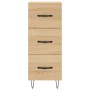 Credenza Rovere Sonoma 34,5x34x180 cm in Legno Multistrato