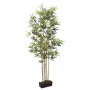 Albero Bambù Artificiale 368 Foglie 80 cm Verde