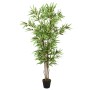 Albero Bambù Artificiale 552 Foglie 120 cm Verde