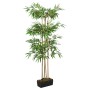Albero Bambù Artificiale 988 Foglie 150 cm Verde