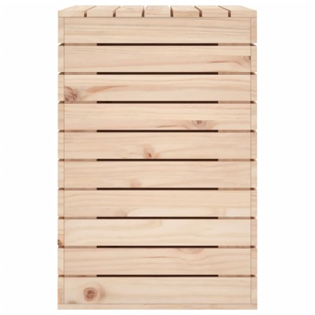 Cesto per Bucato 88,5x44x66 cm Legno Massello Pino