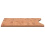 Piano per Scrivania 100x(45-50)x1,5 cm Legno Massello di Faggio