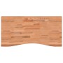 Piano per Scrivania 100x(45-50)x2,5 cm Legno Massello di Faggio