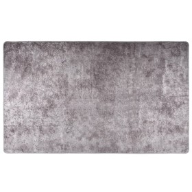 Tappeto Lavabile Grigio 120x170 cm Antiscivolo