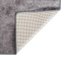 Tappeto Lavabile Grigio 120x170 cm Antiscivolo