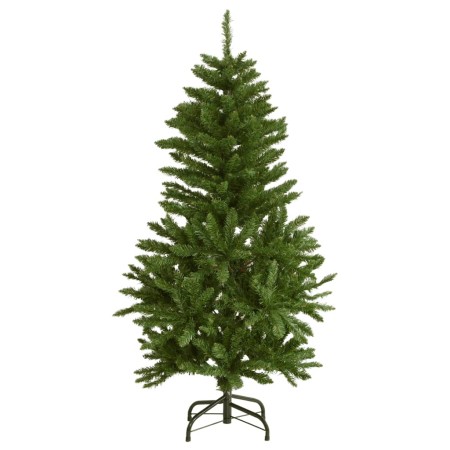 Albero Natale Incernierato con 150 LED e Palline 120 cm