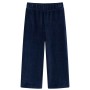 Pantaloni da Bambino in Velluto a Coste Blu Marino 140