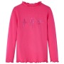 Maglietta da Bambina a Maniche Lunghe Fucsia 140