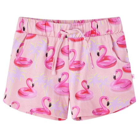 Pantaloncini Bambini Coulisse Rosa Chiaro 104