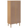 Credenza SENJA Aspetto Rattan Marrone 60x35x130 cm Legno Pino