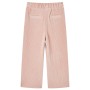 Pantaloni per Bambini in Velluto a Coste Rosa Chiaro 92