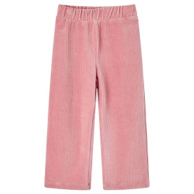 Pantaloni per Bambini in Velluto a Coste Rosa Chiaro 140