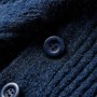 Cardigan da Bambina Lavorato a Mano Blu Marino 92