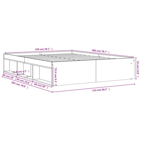 Giroletto Grigio Sonoma 150x200 cm King Size