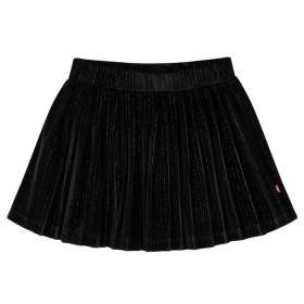 Gonna Plissettata da Bambina con Lurex Nero 140