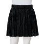 Gonna Plissettata da Bambina con Lurex Nero 116