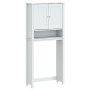 Mobile per Lavatrice BERG Bianco 76x27x164,5cm Legno Massello