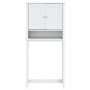 Mobile per Lavatrice BERG Bianco 76x27x164,5cm Legno Massello