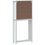 Mobile per Lavatrice BERG Bianco 76x27x164,5cm Legno Massello