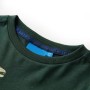 Maglietta da Bambino a Maniche Lunghe Verde Scuro 116