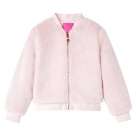 Giacca per Bambini in Pelliccia Sintetica Rosa 92