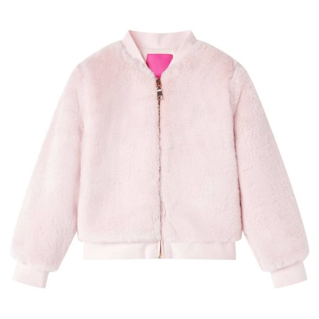 Giacca per Bambini in Pelliccia Sintetica Rosa 92