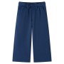 Pantaloni per Bambini a Gamba Larga Blu Marino 116