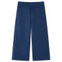 Pantaloni per Bambini a Gamba Larga Blu Marino 116