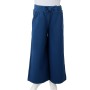 Pantaloni per Bambini a Gamba Larga Blu Marino 116